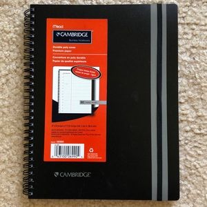 Mead Cambridge Business Action Notebook Planner